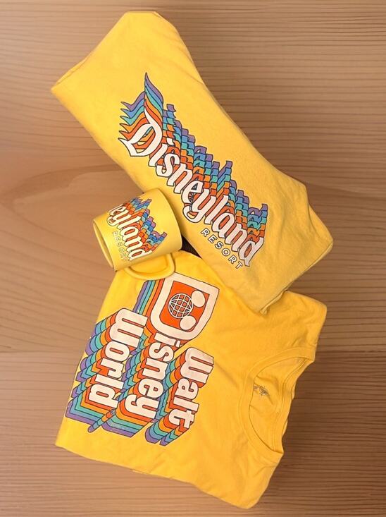 Disney Parks Retro Rainbow Collection, 1970s throwback Hoodie / Tee / Mug main image 6